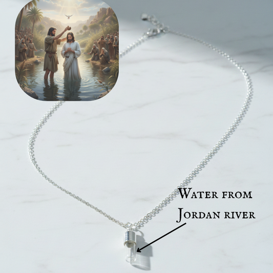 Holy Water Necklace – MEMONAR™ Keepsake from the Jordan River